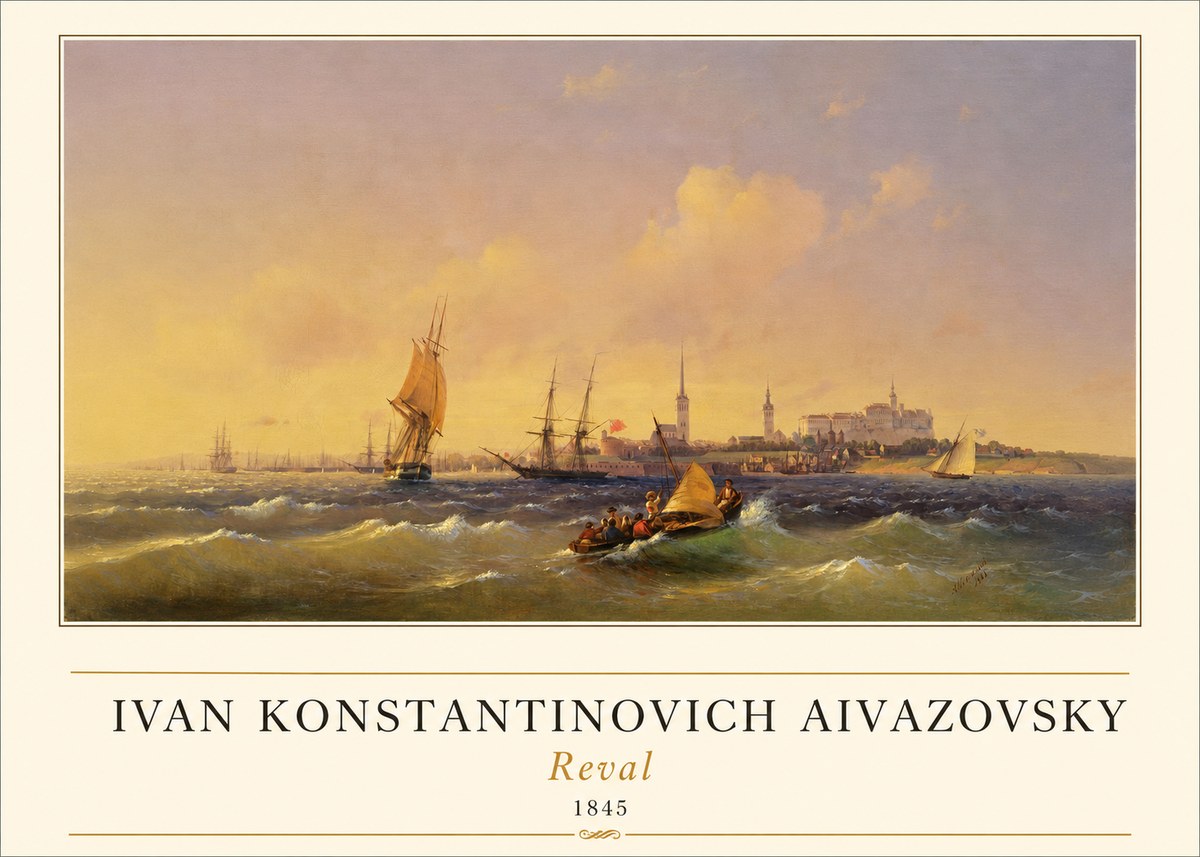 Ivan Konstantinovich Aivazovsky Reval No1 - Juliste