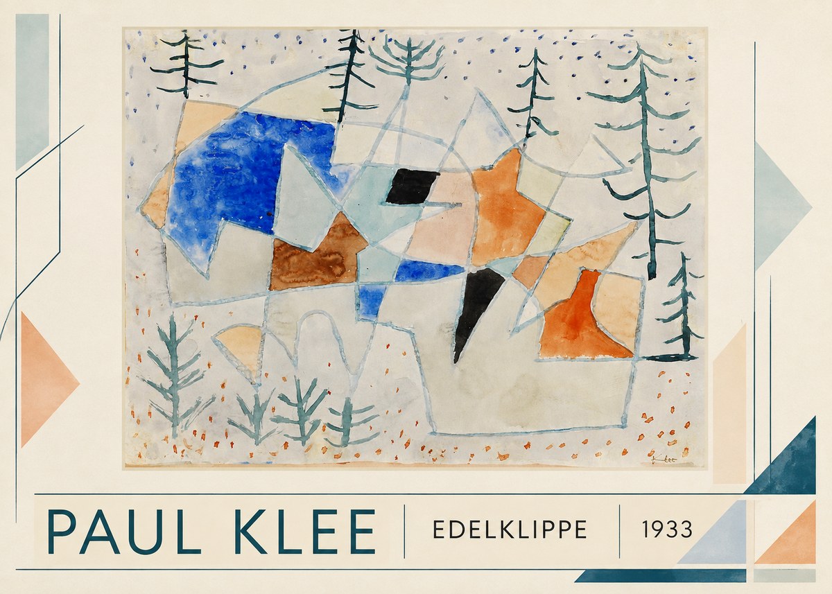 Paul Klee Edelklippe No1 - Juliste