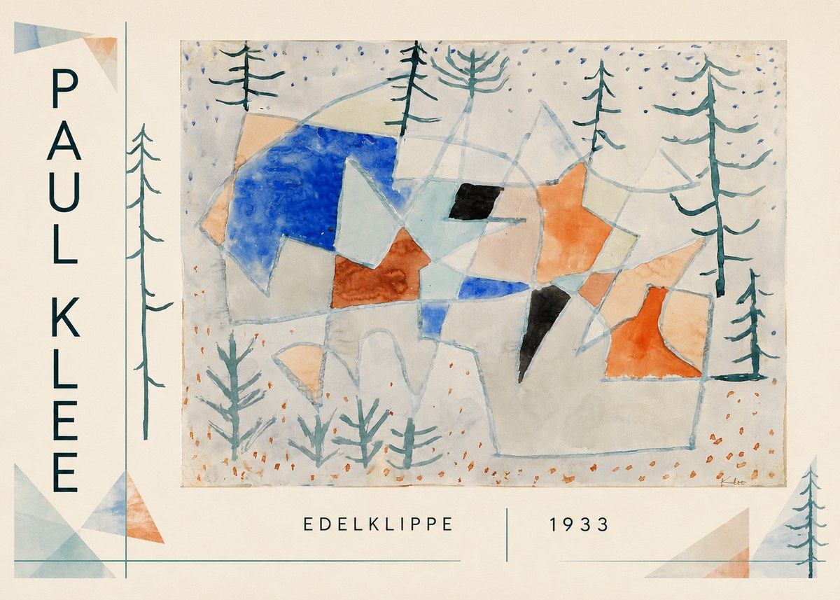 Paul Klee Edelklippe No2 - Juliste