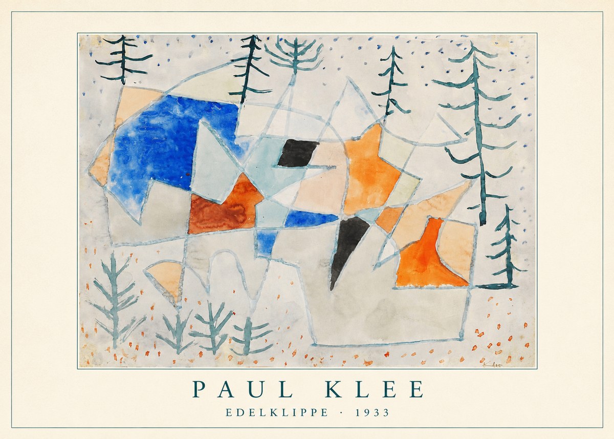 Paul Klee Edelklippe No3 - Juliste
