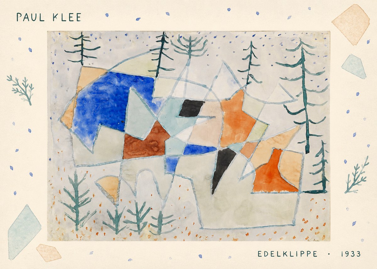 Paul Klee Edelklippe No5 - Juliste