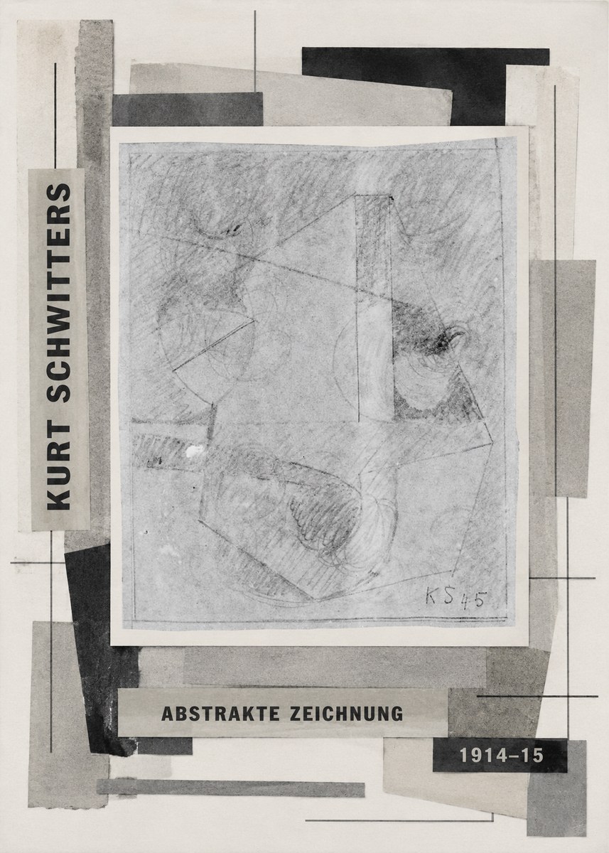 Kurt Schwitters Abstrakte Zeichnung No5 - Juliste