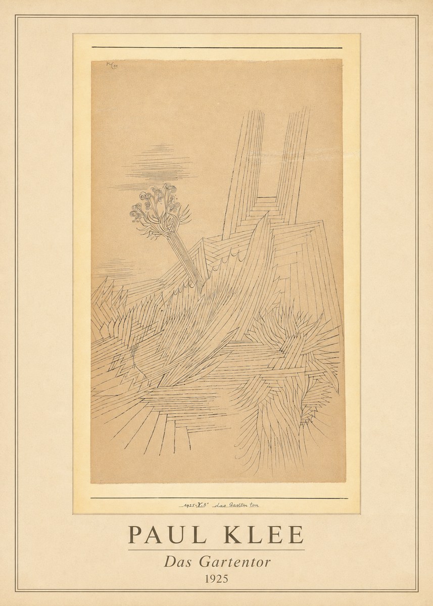 Paul Klee Das Gartentor II No1 - Juliste