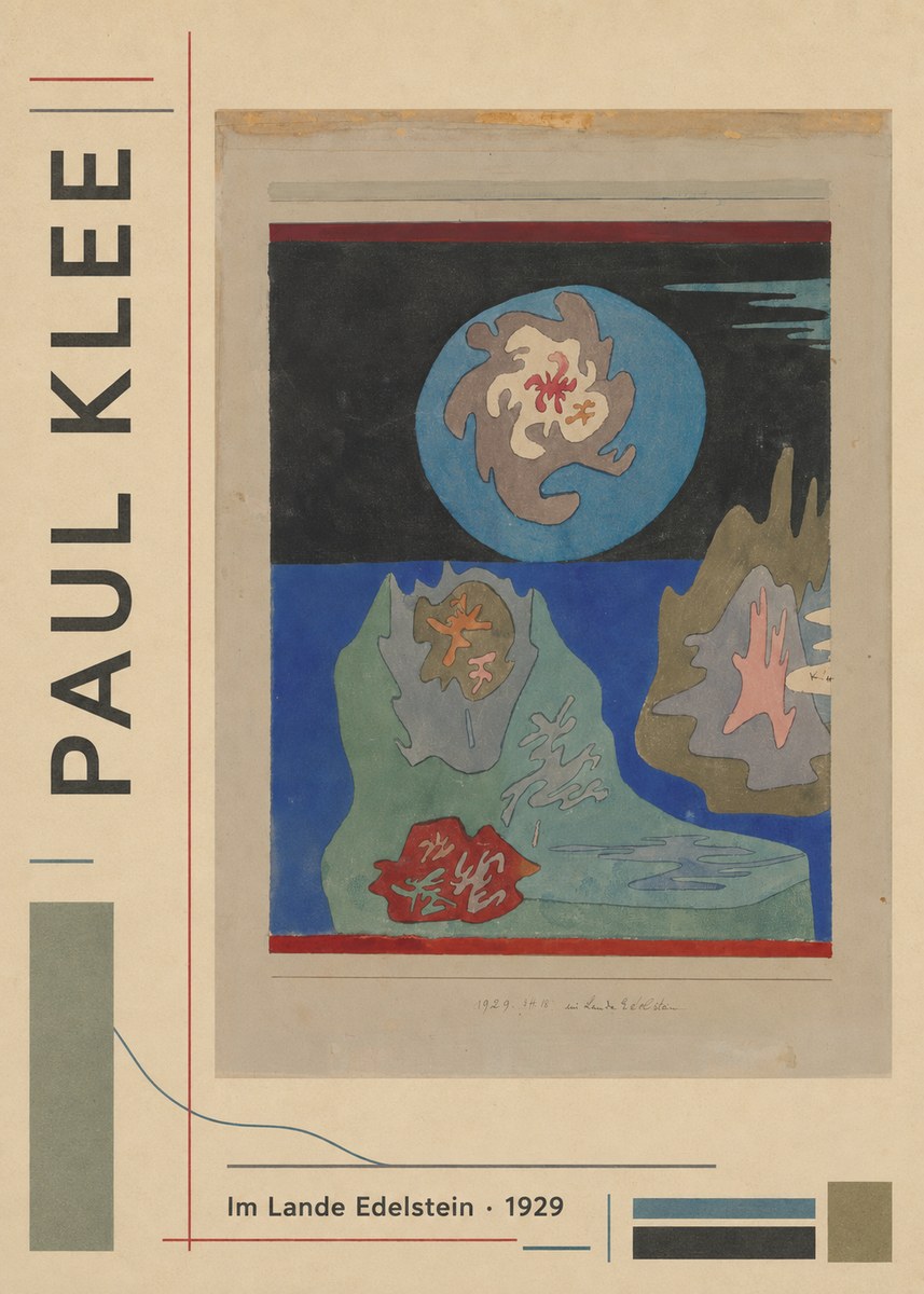 Paul Klee Im Lande Edelstein No2 - Juliste