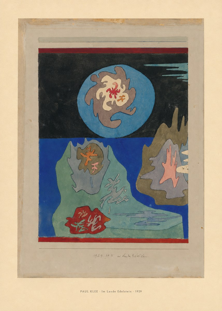 Paul Klee Im Lande Edelstein No6 - Juliste
