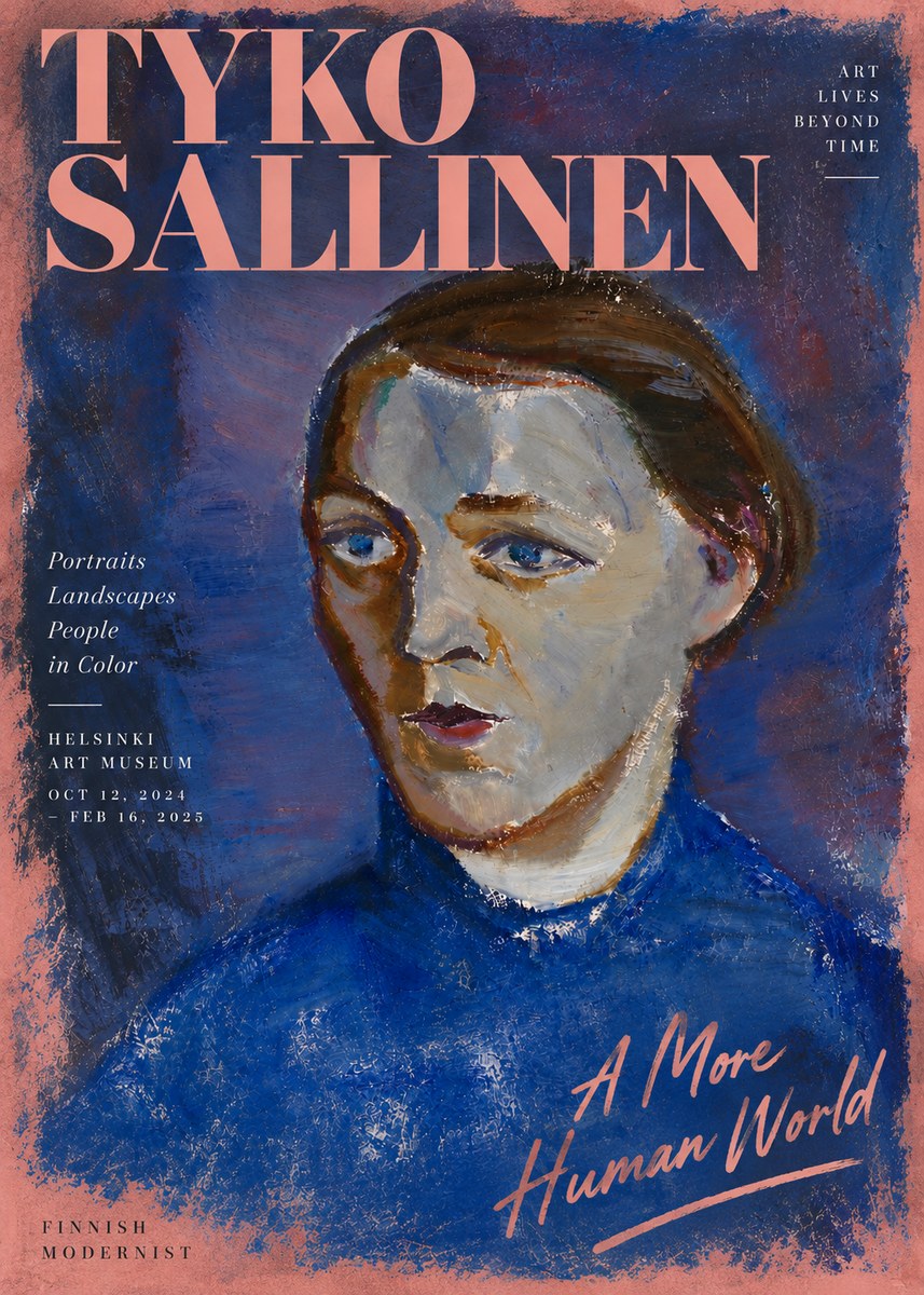 Tyko Sallinen Portrait II No5 - Juliste