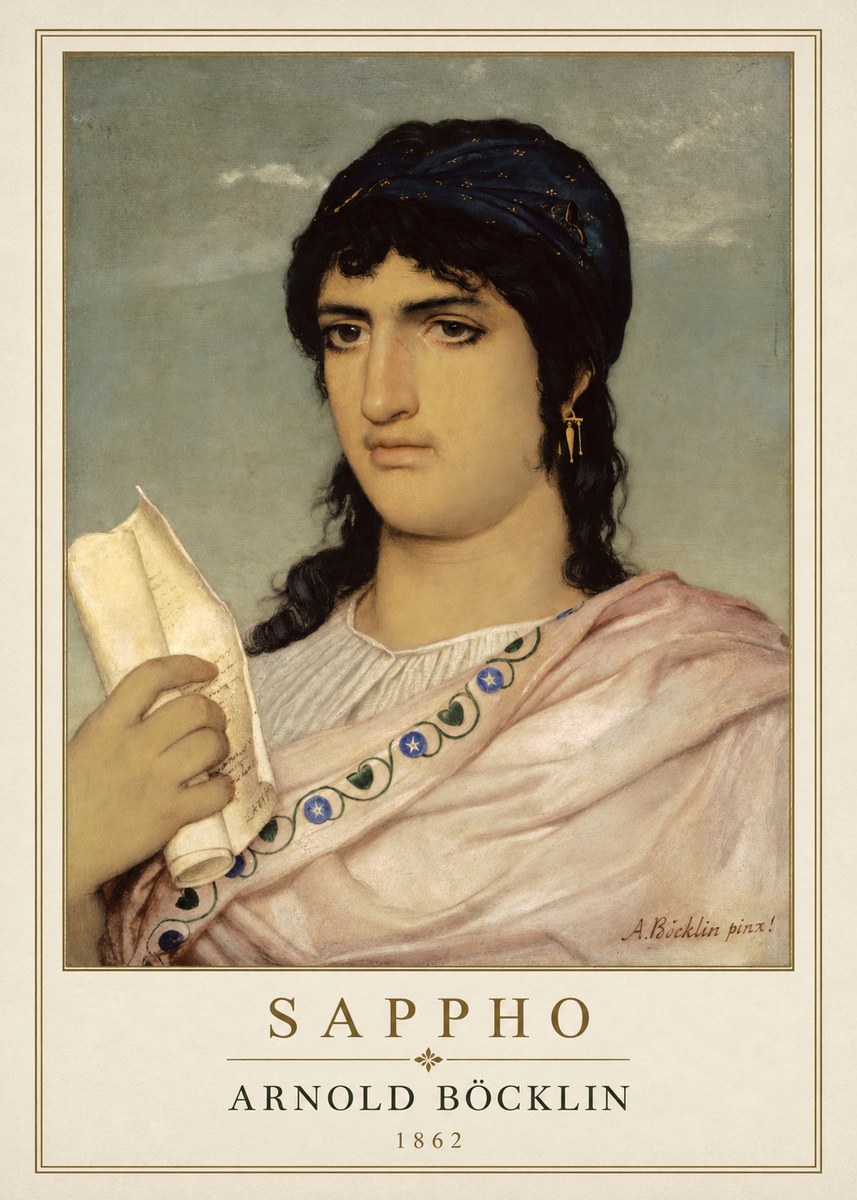 Arnold Böcklin Sappho No1 - Juliste