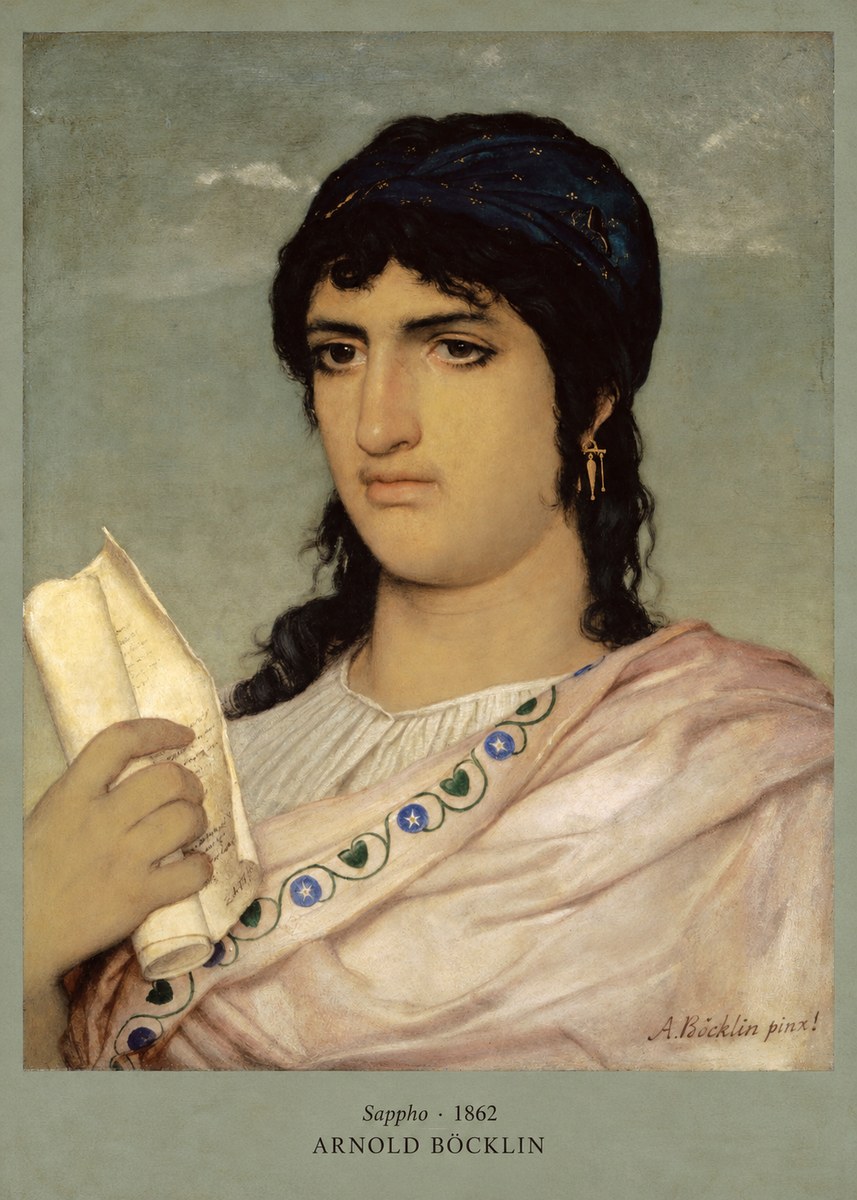Arnold Böcklin Sappho No2 - Juliste