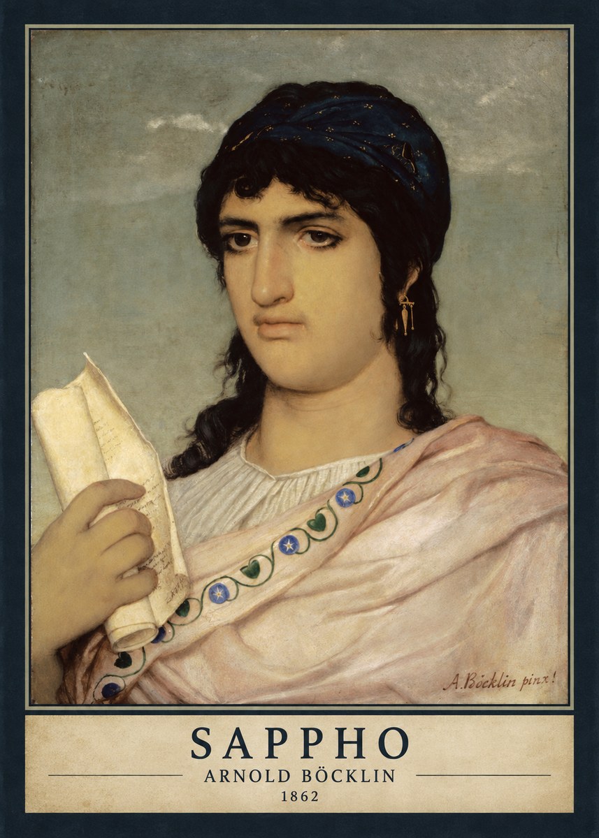 Arnold Böcklin Sappho No4 - Juliste