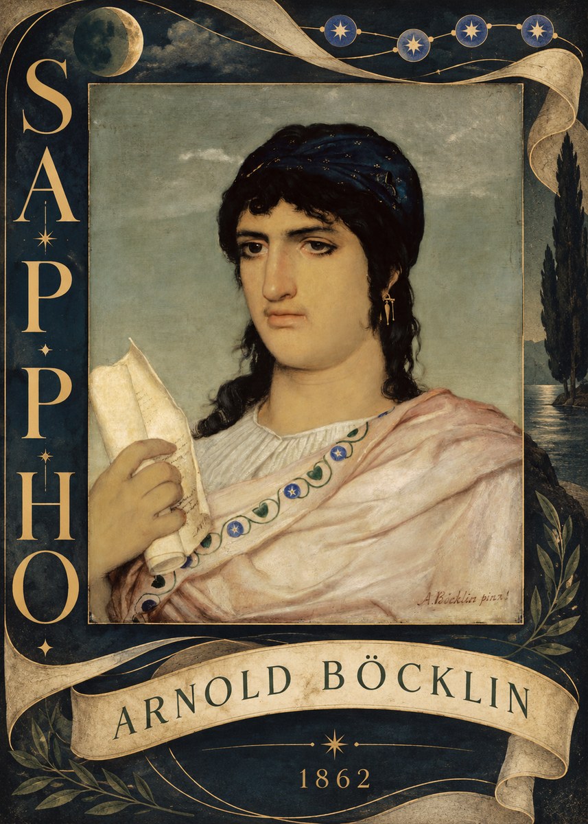 Arnold Böcklin Sappho No6 - Juliste