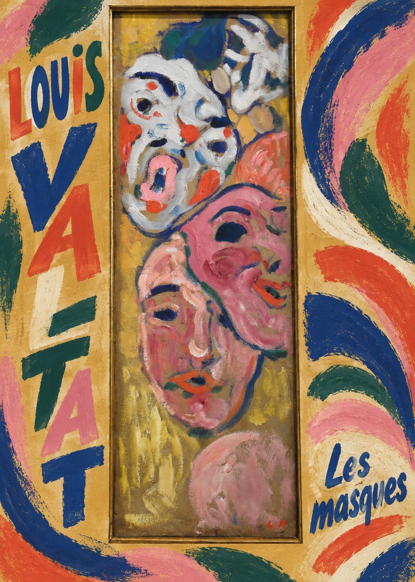 Louis Valtat Les Masques No2 - Juliste