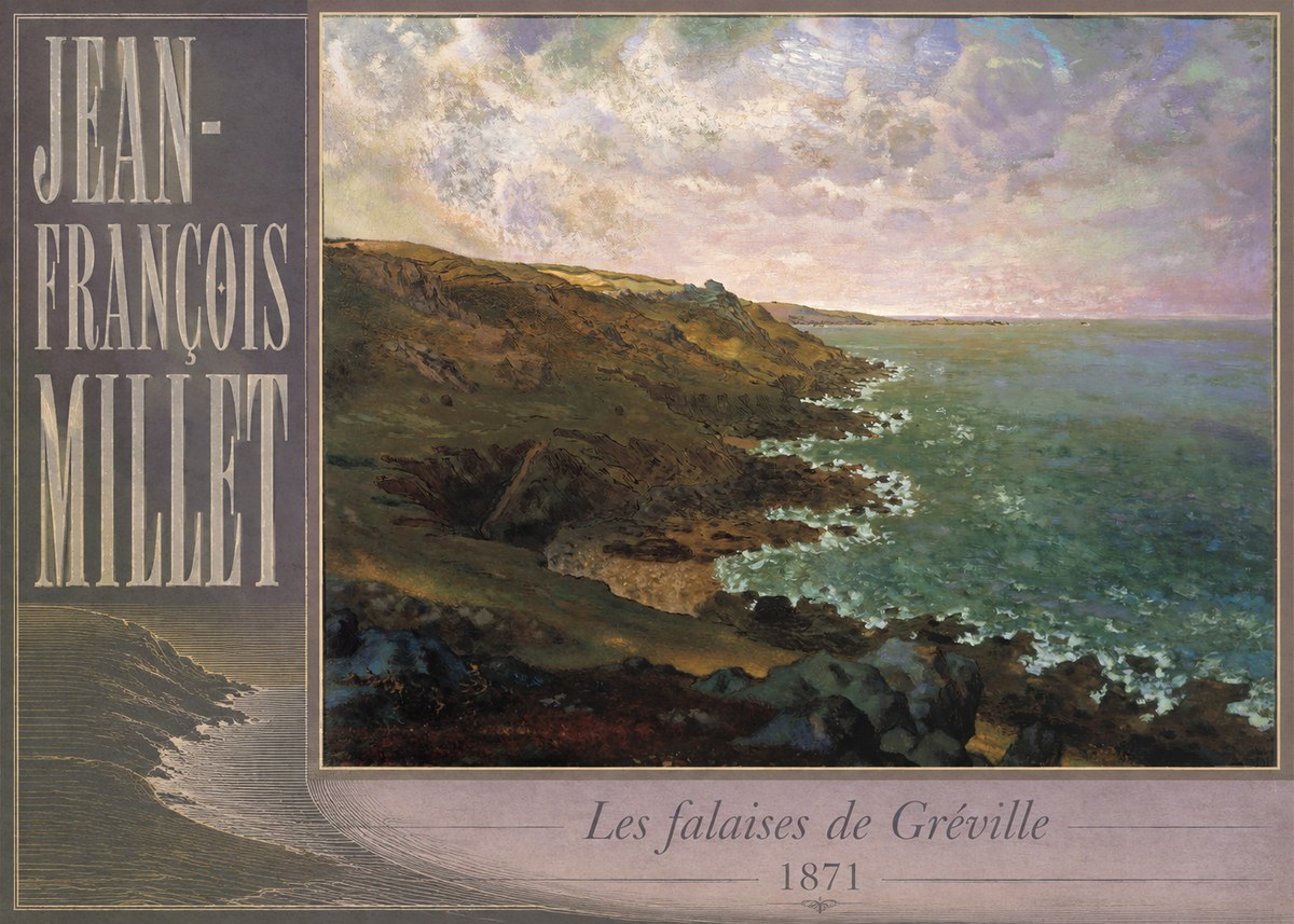 Jean-François Millet Les Falaises De Gréville No3 - Juliste