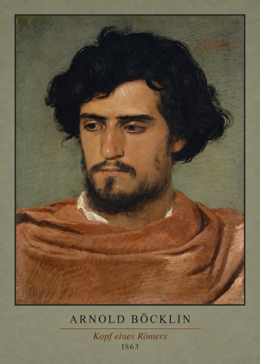 Arnold Böcklin Kopf Eines Römers No3 - Juliste