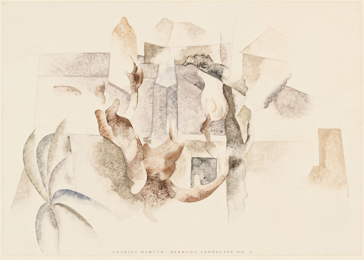 Charles Demuth Bermuda Landscape No. 2 No6 - Juliste
