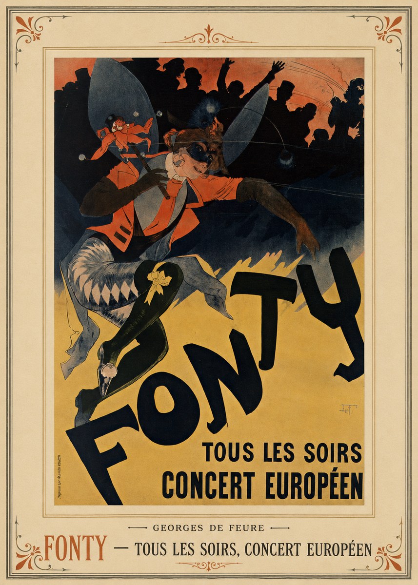 Georges de Feure Fonty III No4 - Juliste