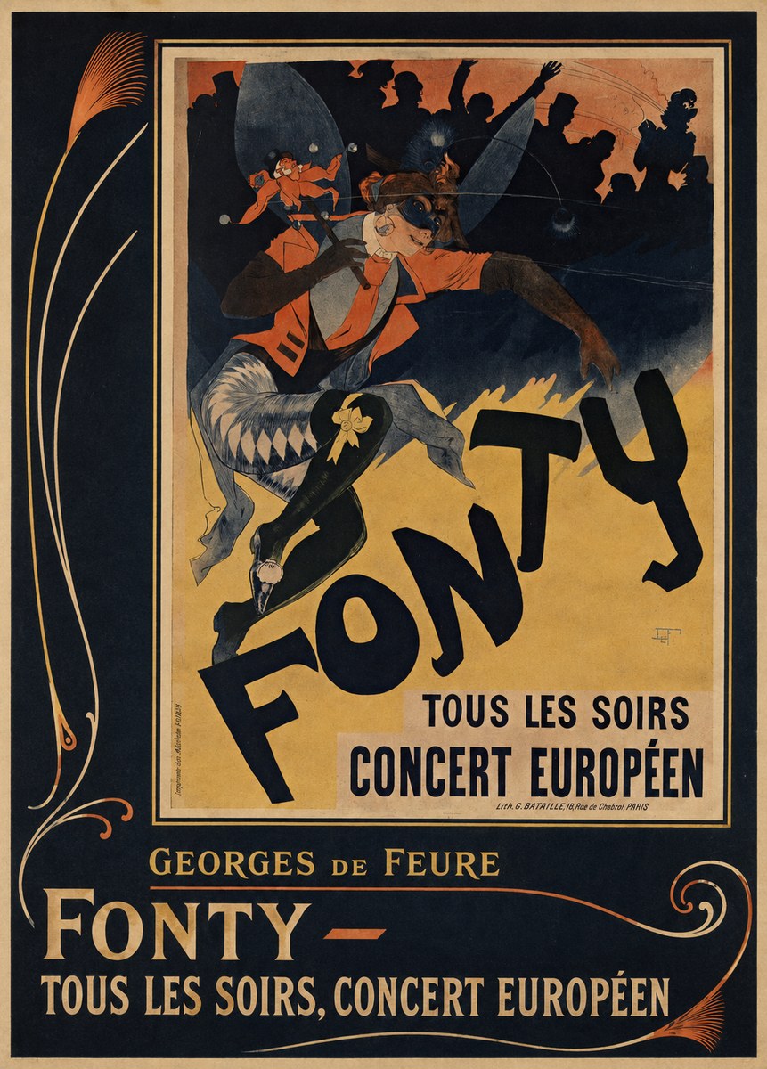 Georges de Feure Fonty III No6 - Juliste