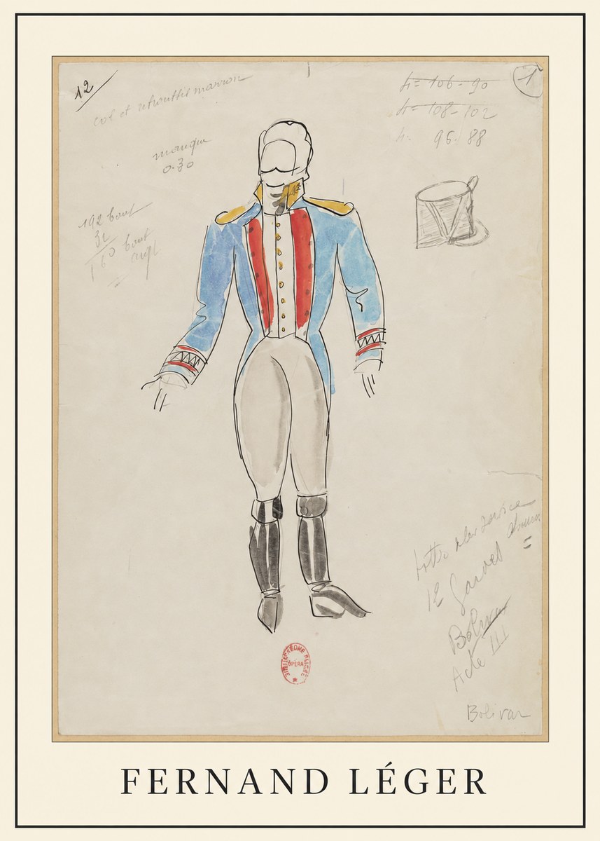 Fernand Léger Bolivar Acte Iii No5 - Juliste