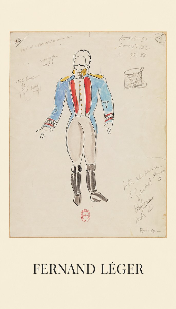 Fernand Léger Bolivar Acte Iii No6 - Juliste