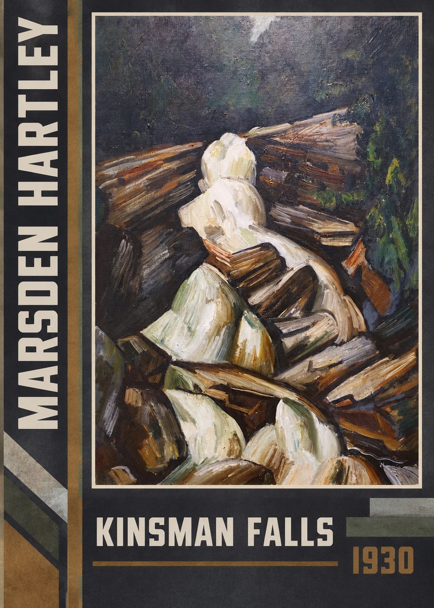 Marsden Hartley Kinsman Falls No2 - Juliste