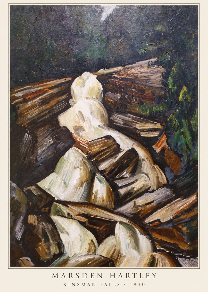 Marsden Hartley Kinsman Falls No6 - Juliste