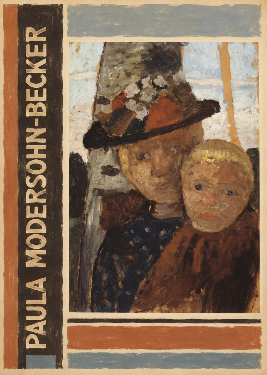 Paula Modersohn-Becker Mother and Child with Hat No2 - Juliste