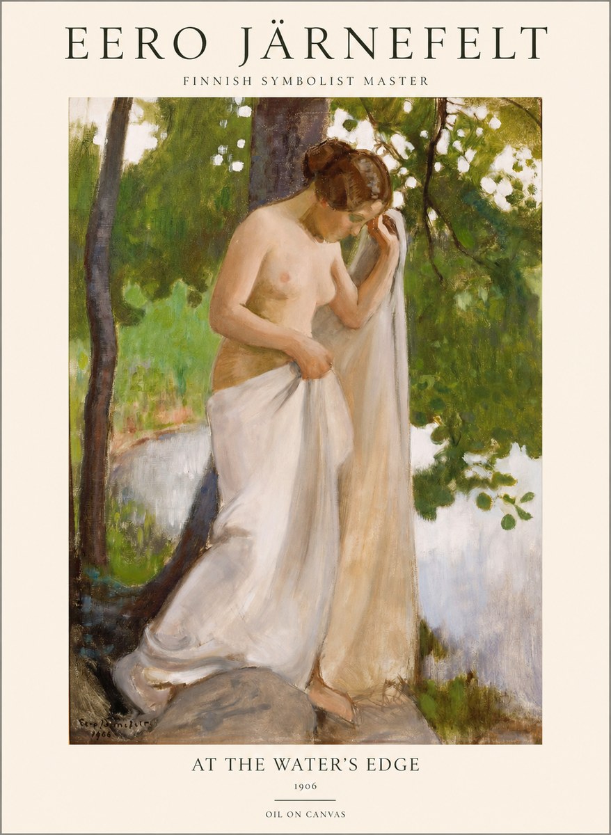 Eero Järnefelt At the Water's Edge No1 - Juliste
