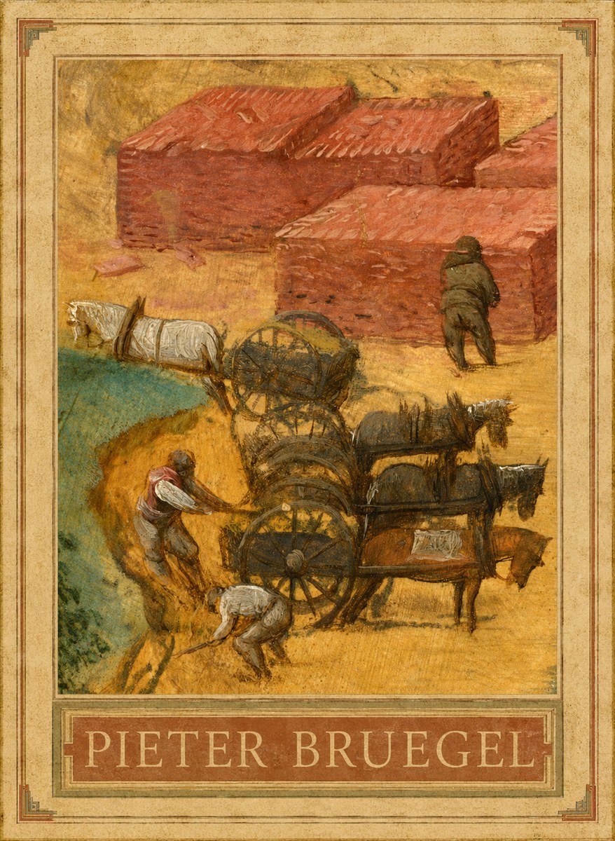 Pieter Bruegel The Brickmakers No1 - Juliste