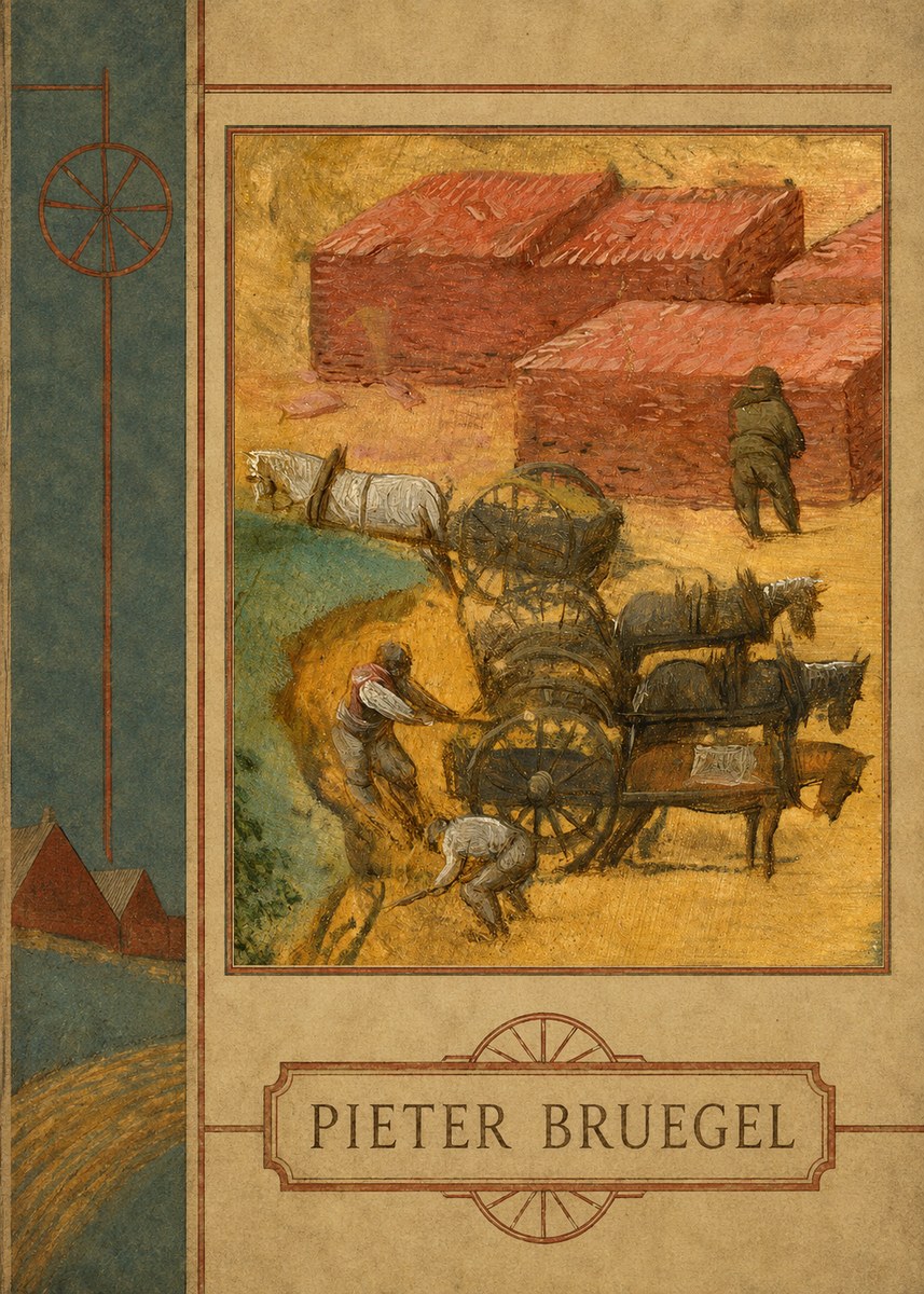 Pieter Bruegel The Brickmakers No2 - Juliste