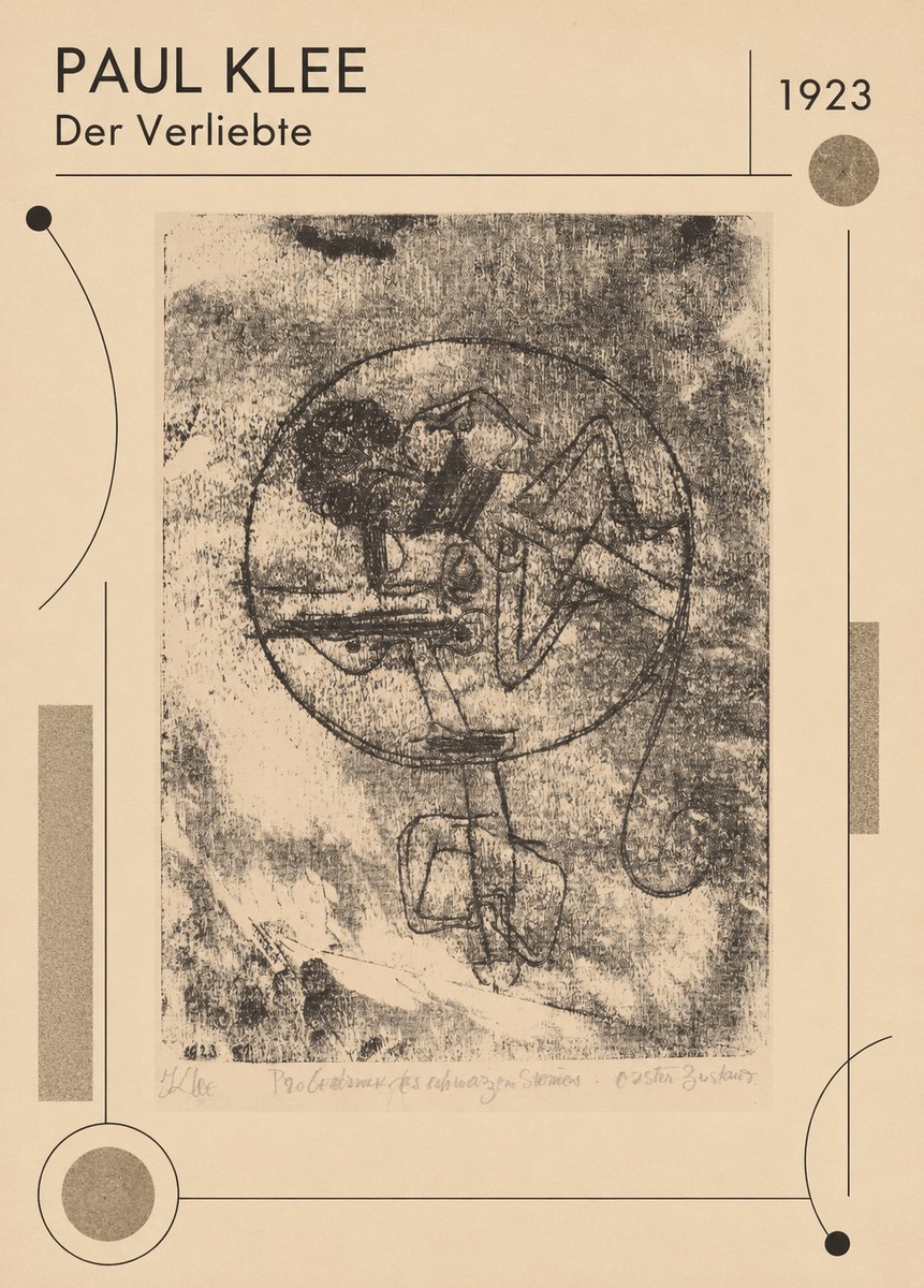 Paul Klee Der Verliebte III No1 - Juliste