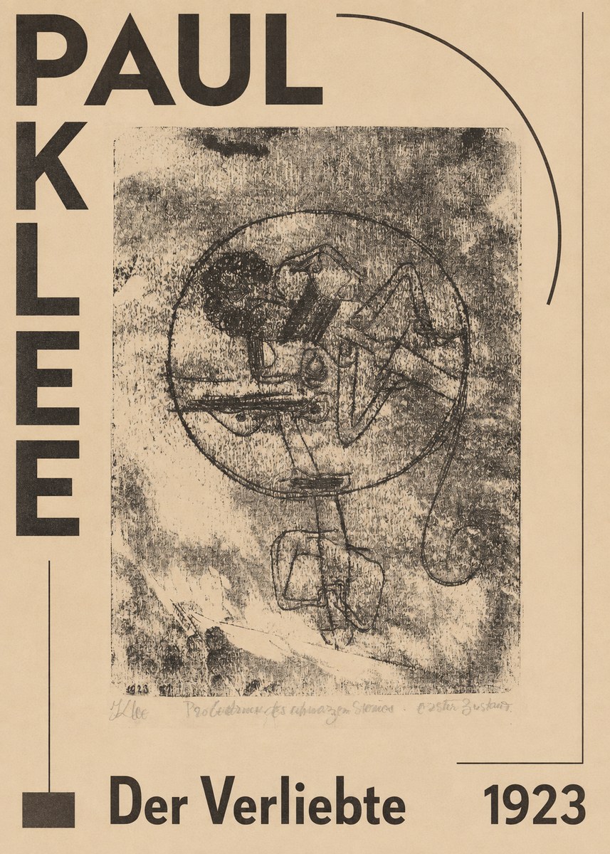 Paul Klee Der Verliebte III No5 - Juliste