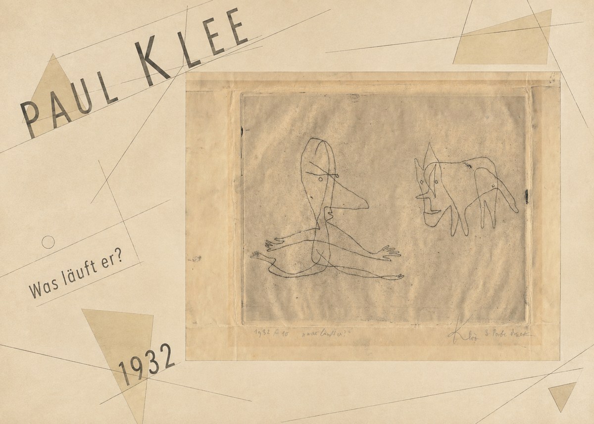 Paul Klee Was Läuft Er? No5 - Juliste