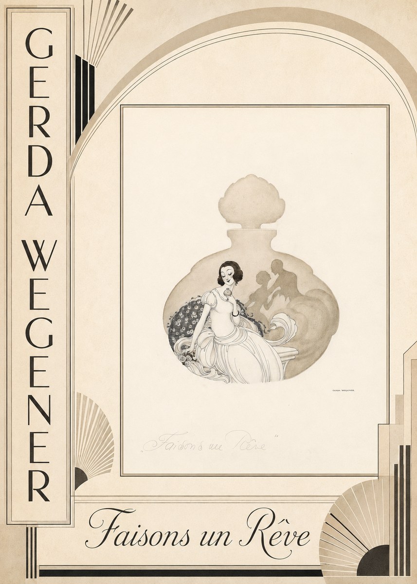 Gerda Wegener Faisons Un Rêve No2 - Juliste