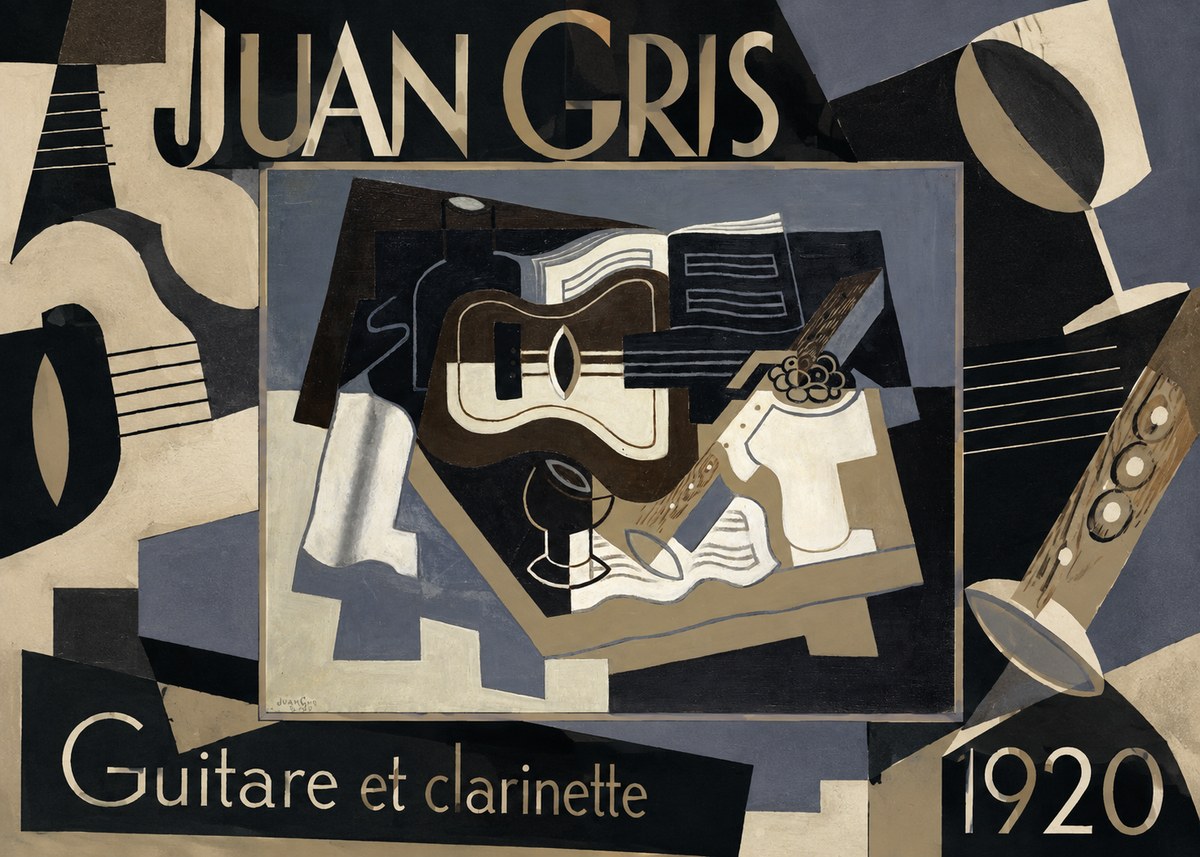 Juan Gris Guitare Et Clarinette No6 - Juliste
