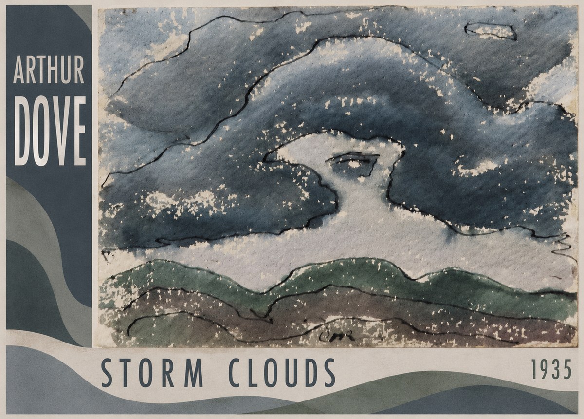 Arthur Dove Storm Clouds No2 - Juliste