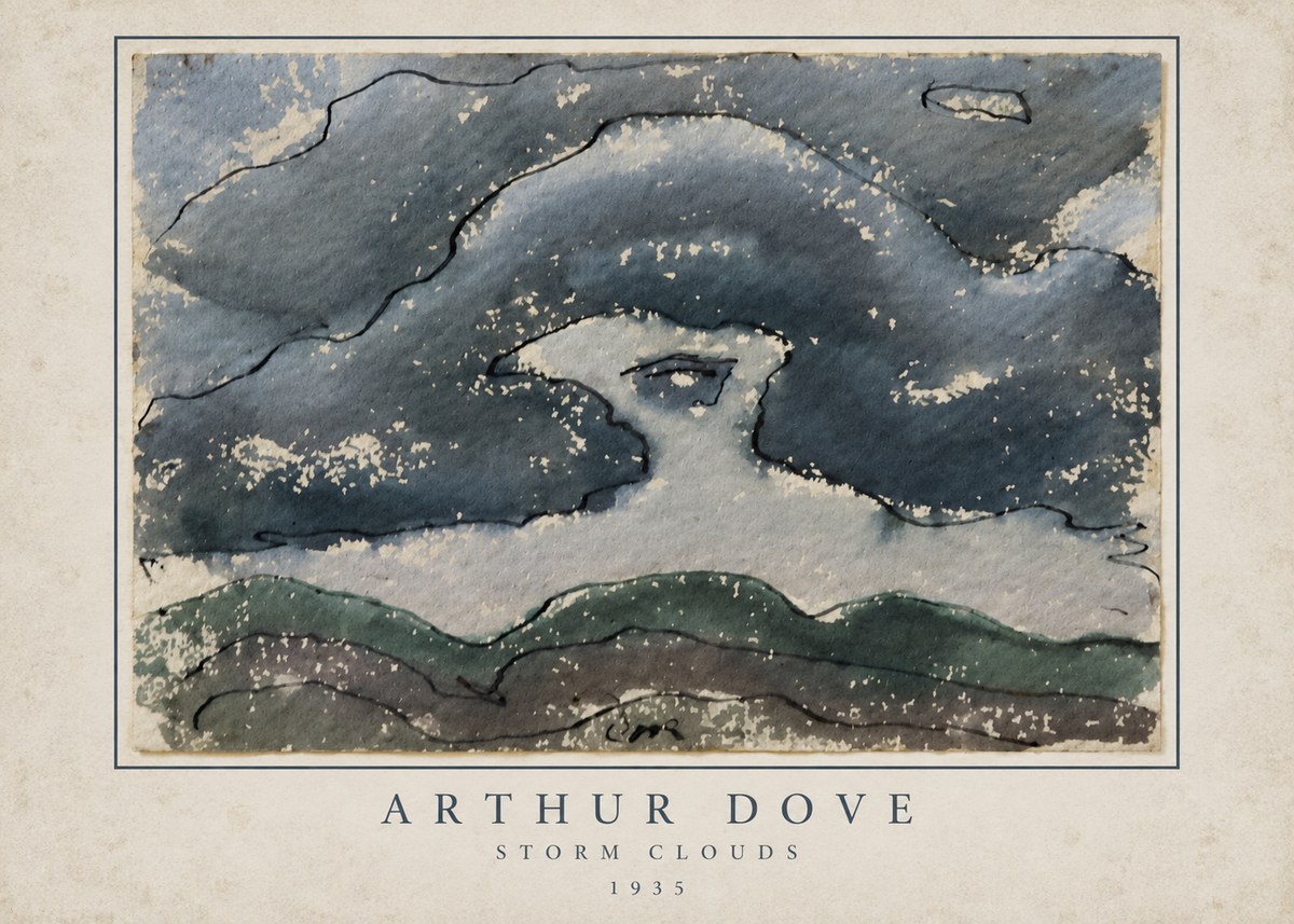 Arthur Dove Storm Clouds No3 - Juliste