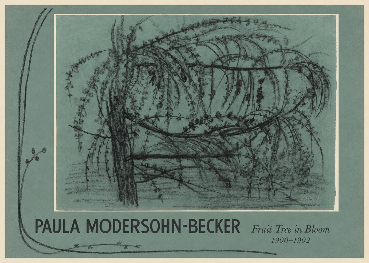 Paula Modersohn-Becker Fruit Tree in Bloom No1 - Juliste