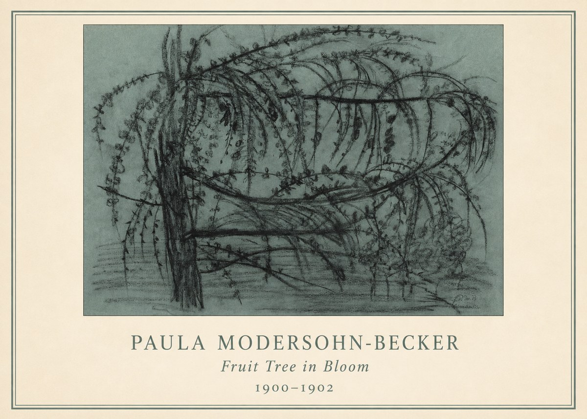 Paula Modersohn-Becker Fruit Tree in Bloom No3 - Juliste