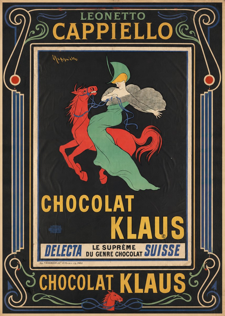 Leonetto Cappiello Chocolat Klaus III No1 - Juliste