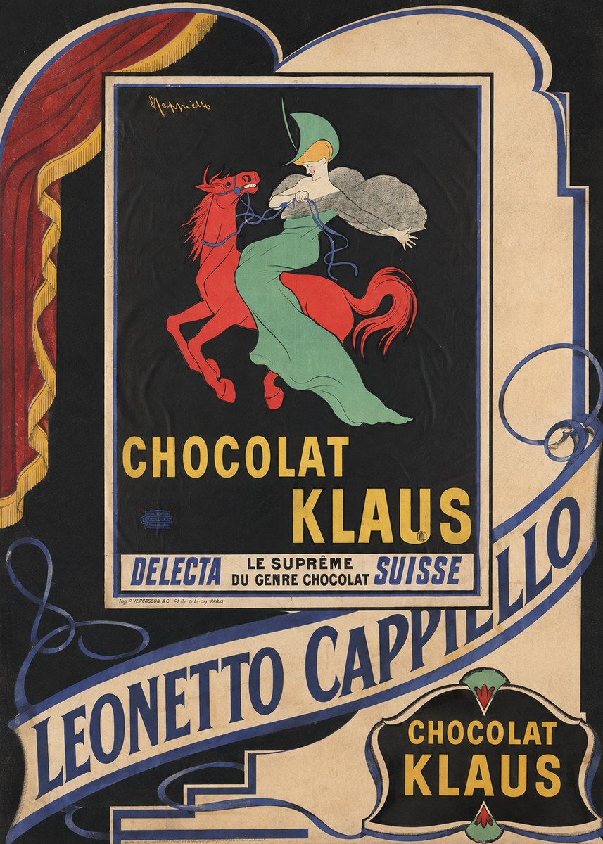 Leonetto Cappiello Chocolat Klaus III No6 - Juliste