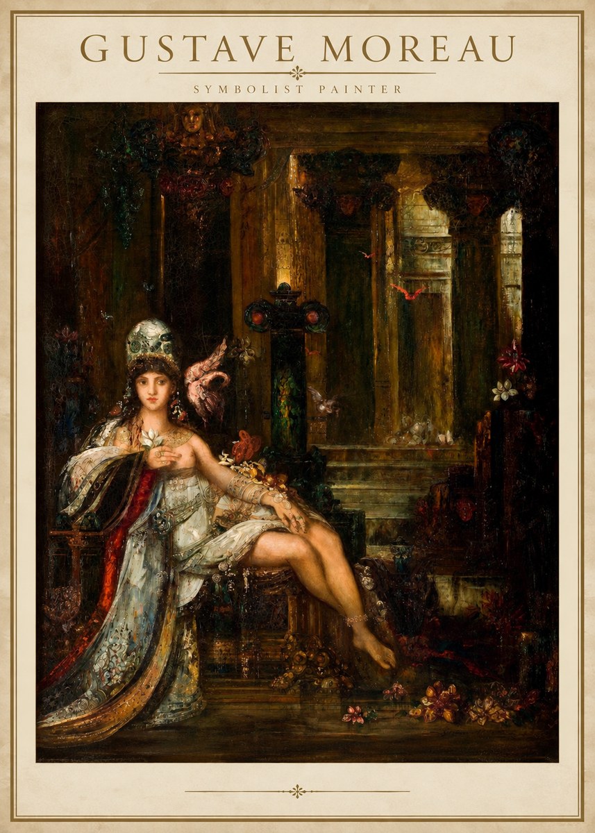 Gustave Moreau Salome III No2 - Juliste