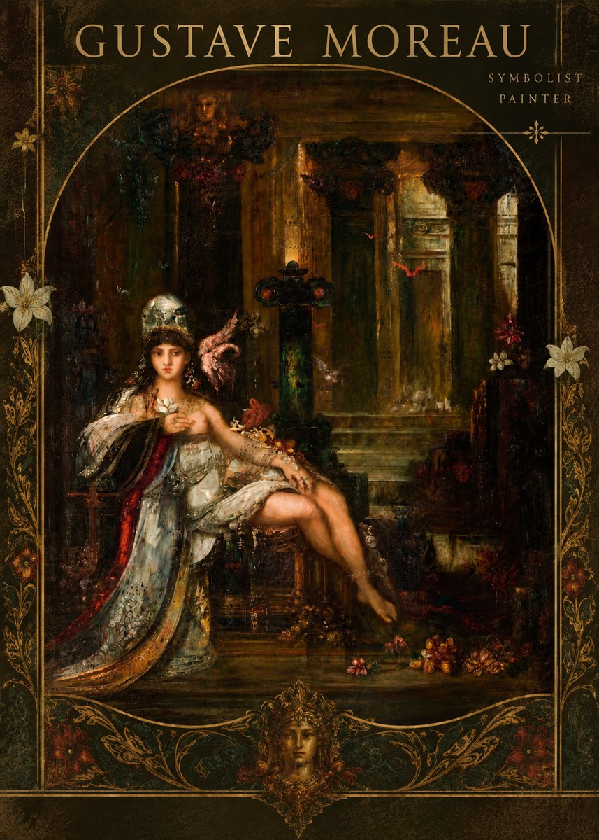 Gustave Moreau Salome III No6 - Juliste