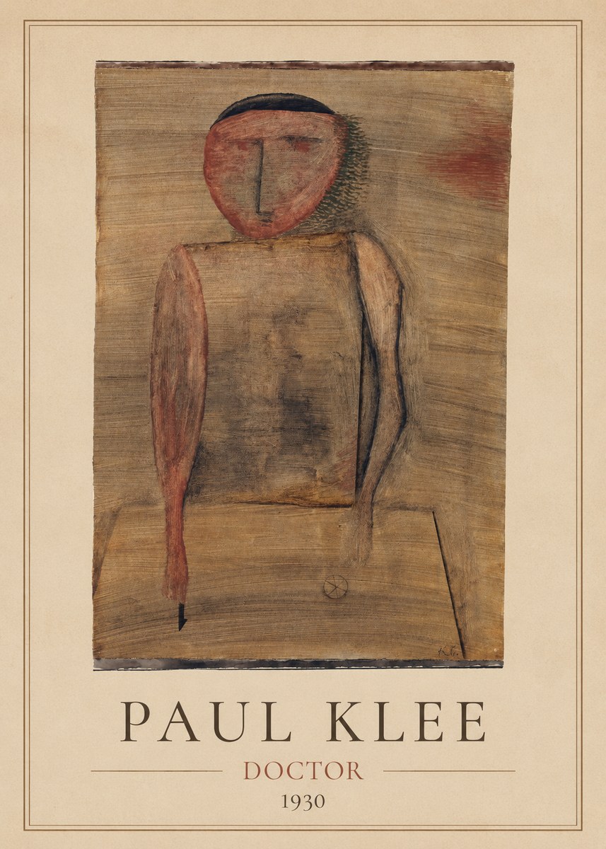 Paul Klee Doctor No1 - Juliste