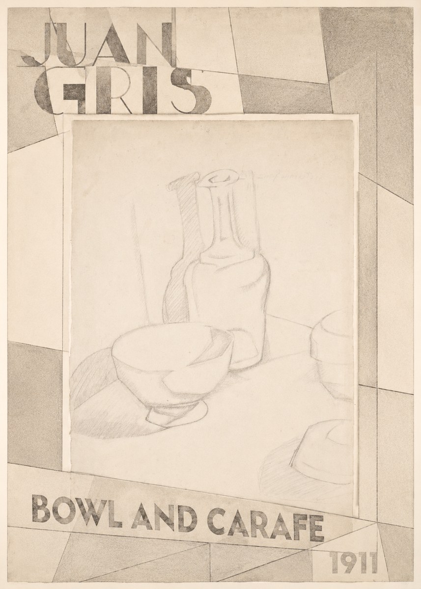 Juan Gris Bowl and Carafe No2 - Juliste