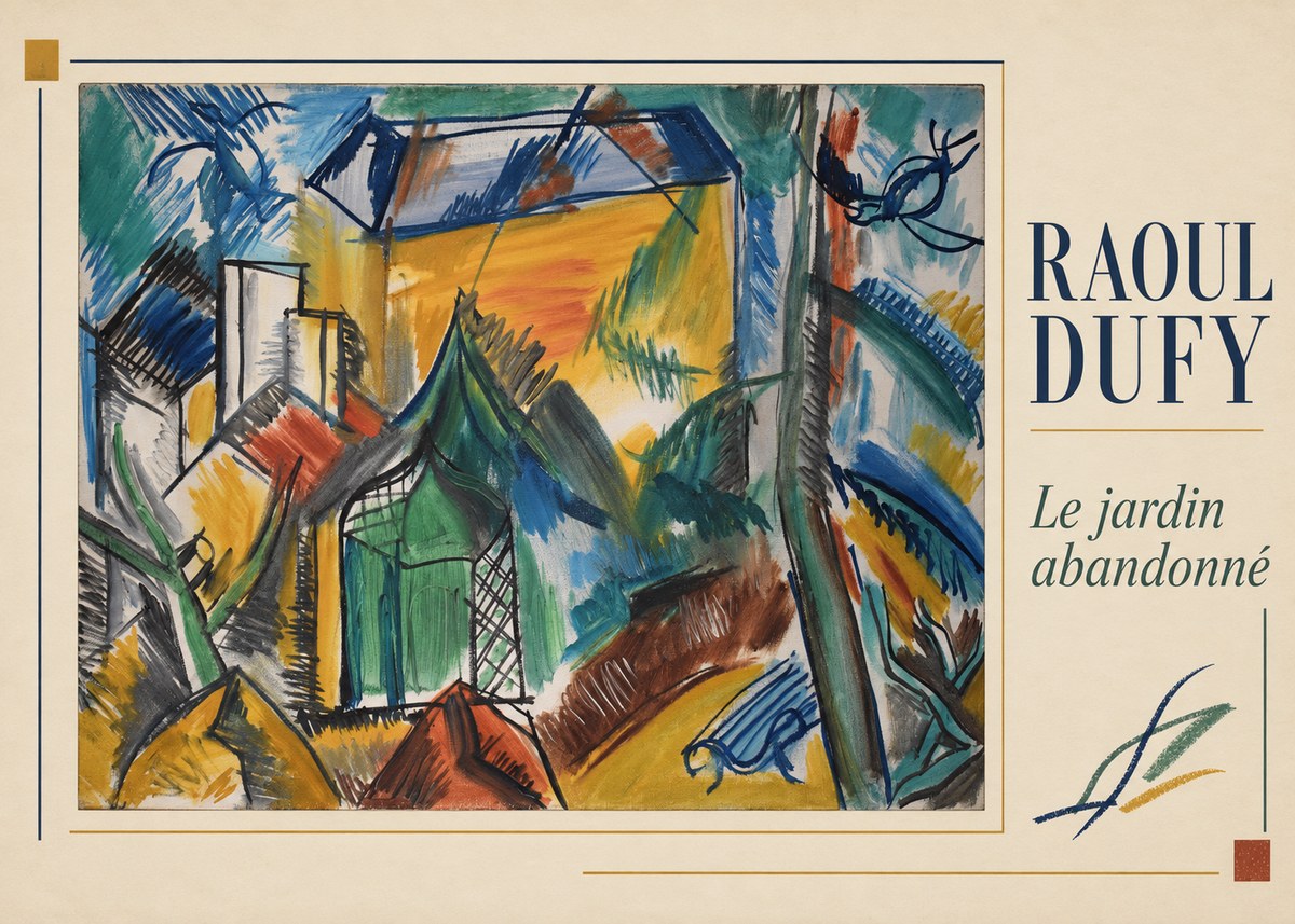 Raoul Dufy Le Jardin Abandonné No2 - Juliste