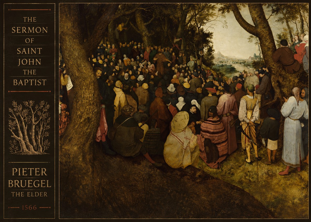Pieter Bruegel The Sermon of Saint John the Baptist II No3 - Juliste