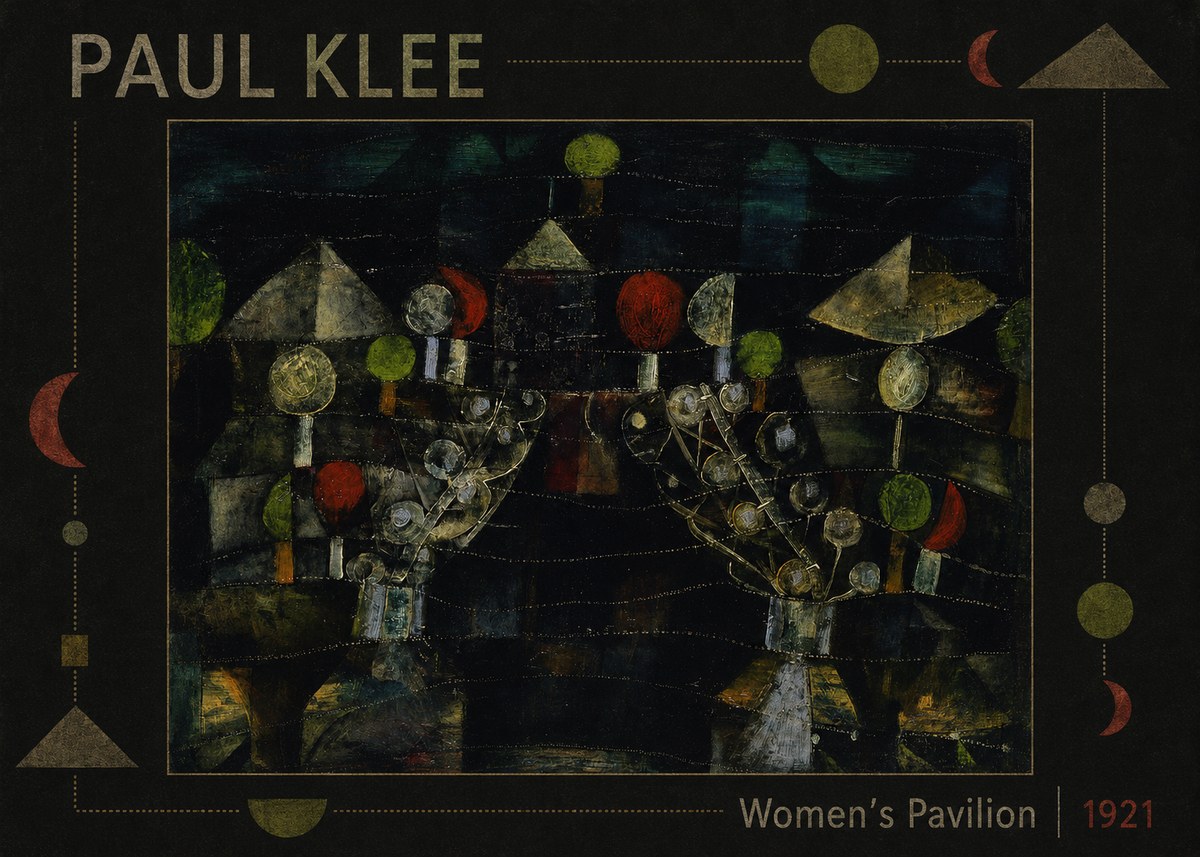 Paul Klee Women's Pavilion No1 - Juliste