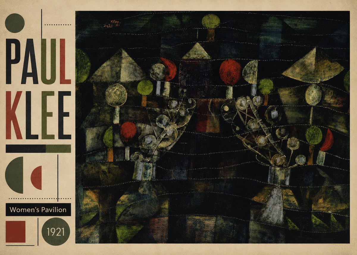 Paul Klee Women's Pavilion No4 - Juliste