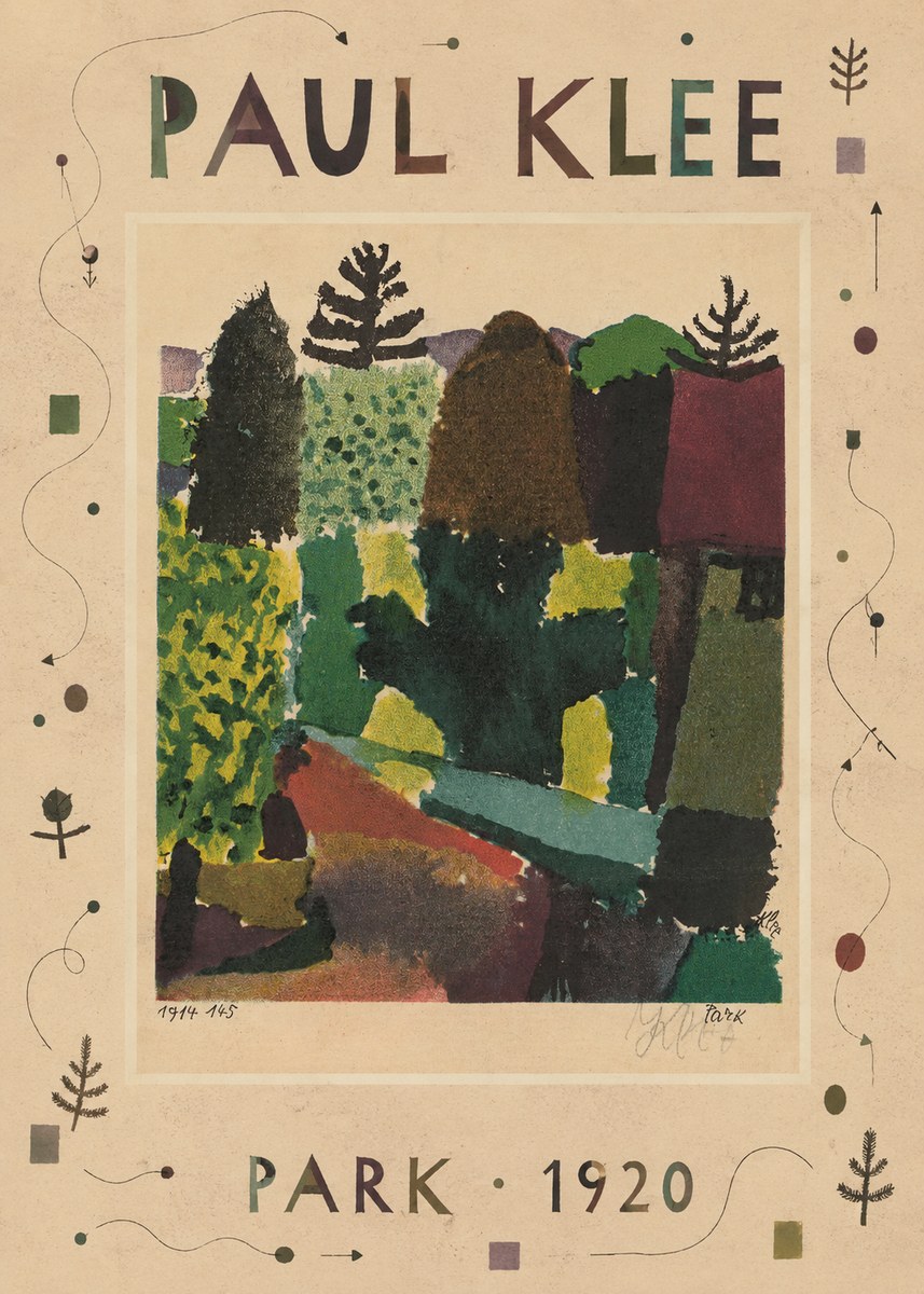Paul Klee Park II No4 - Juliste
