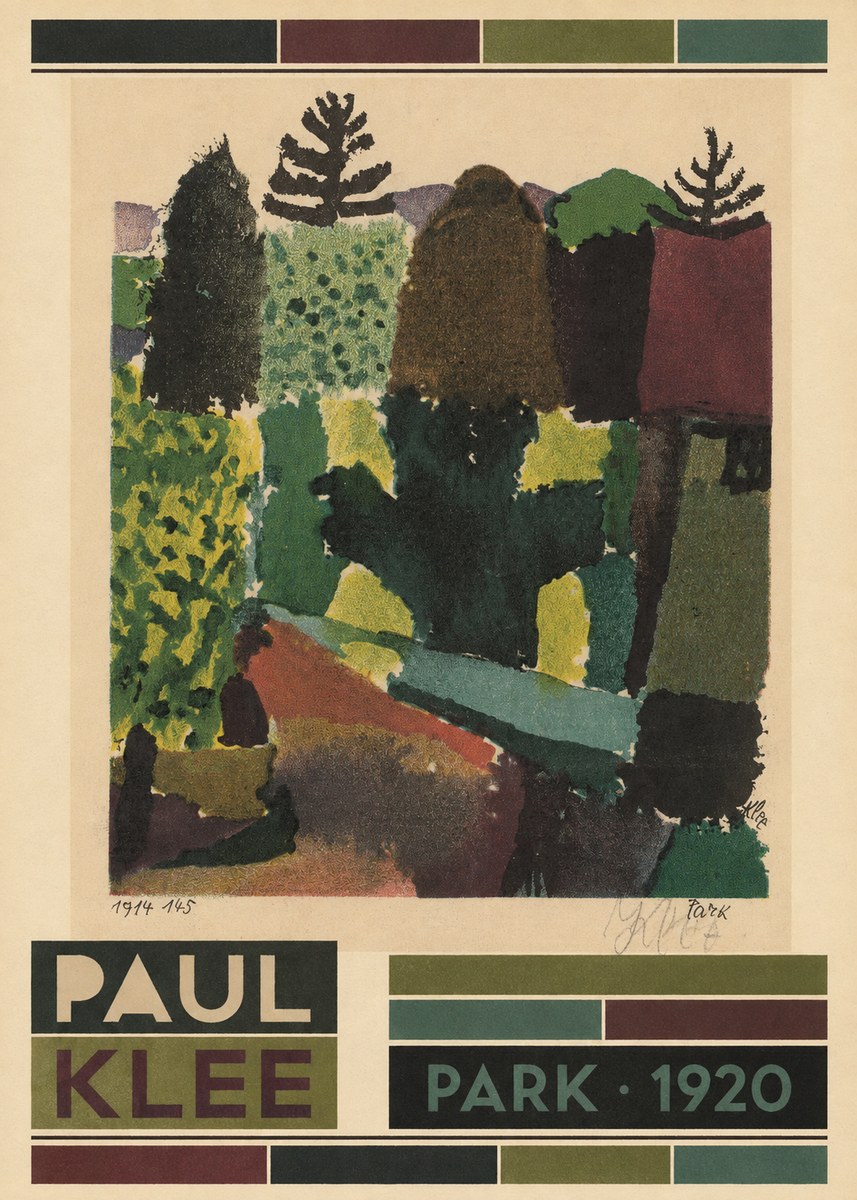 Paul Klee Park II No6 - Juliste