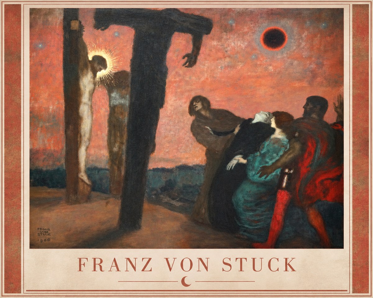 Franz von Stuck Crucifixion No2 - Juliste
